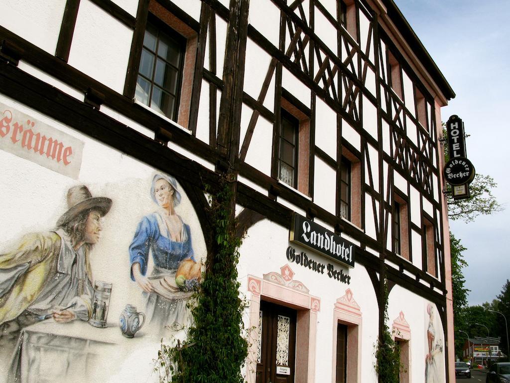 Landhotel Goldener Becher Limabach - Oberfrohna Zewnętrze zdjęcie
