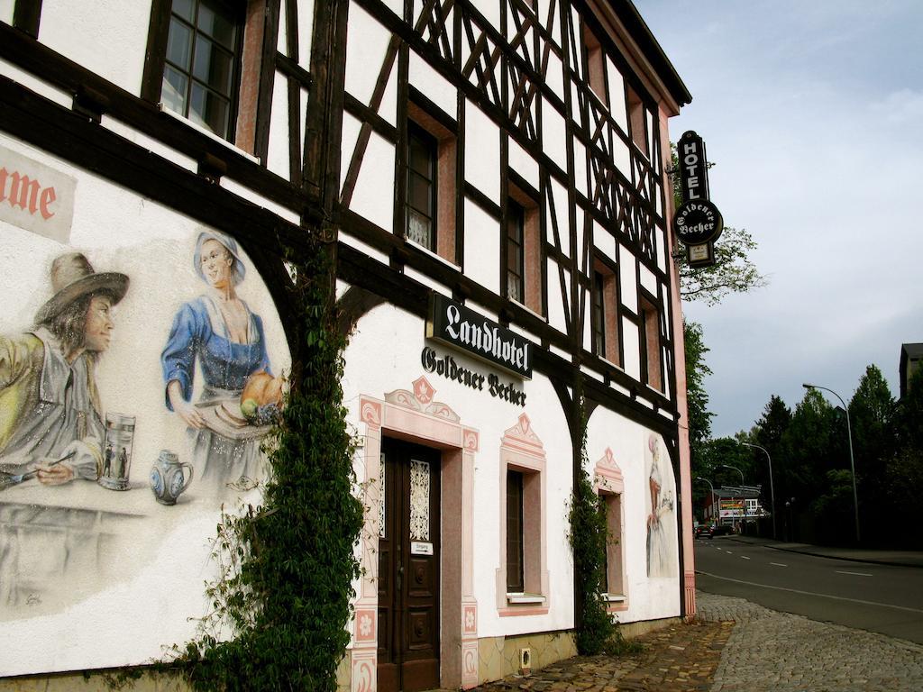 Landhotel Goldener Becher Limabach - Oberfrohna Zewnętrze zdjęcie